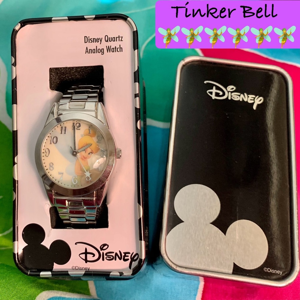 NWT Disney Tinker Bell Quartz Analog Watch